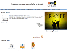 Tablet Screenshot of hopecambridge.com